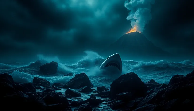 shark volcano