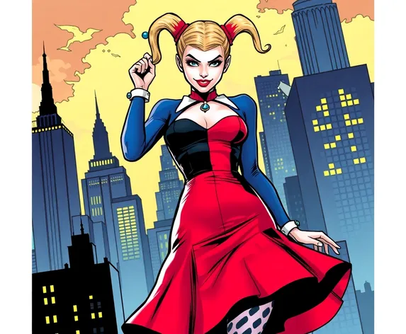 harley quin dress