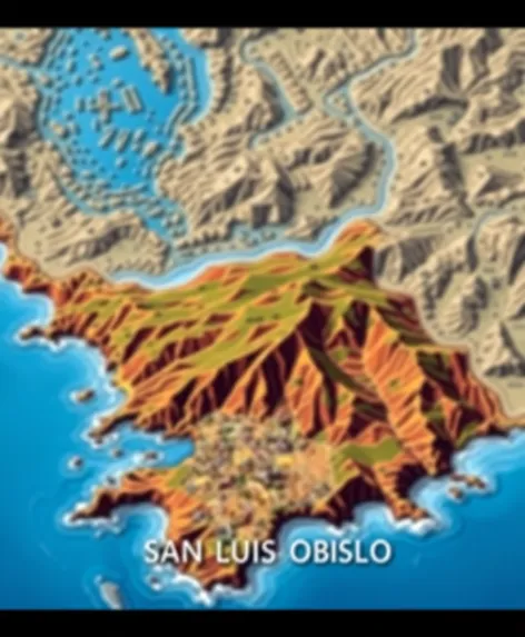 san luis obispo map