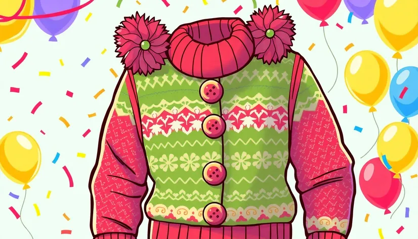 ugly sweater drawing