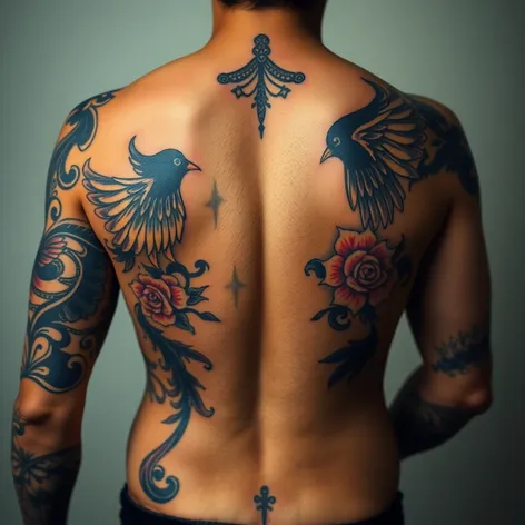 chick back tattoos