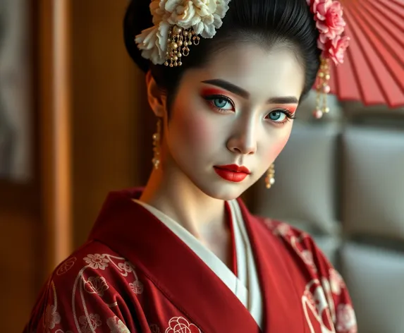 blue eyed geisha