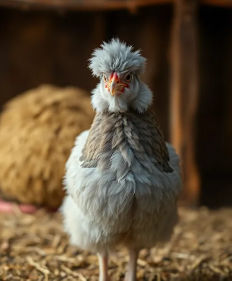 blue silkie chicken