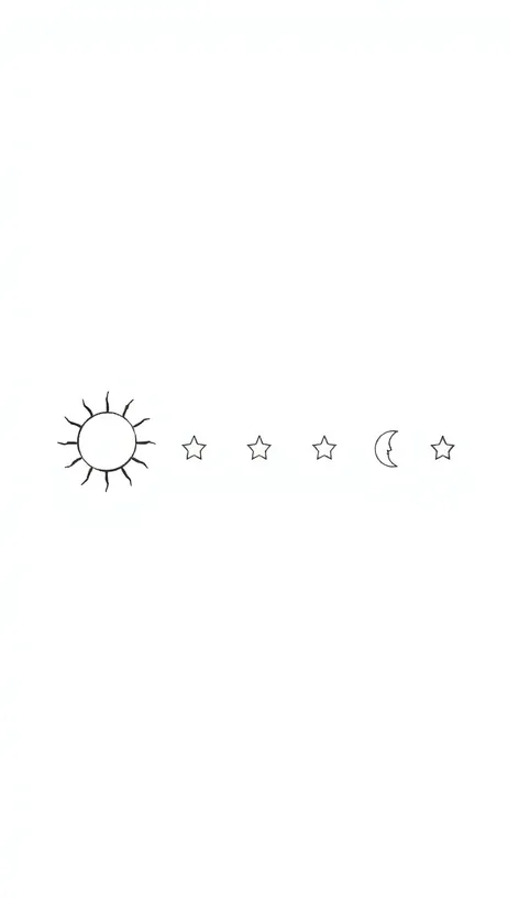 sun moon stars in