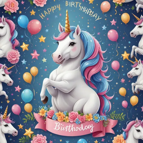 happy birthday unicorn