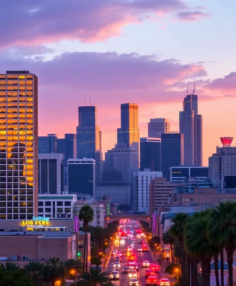 view over los angeles