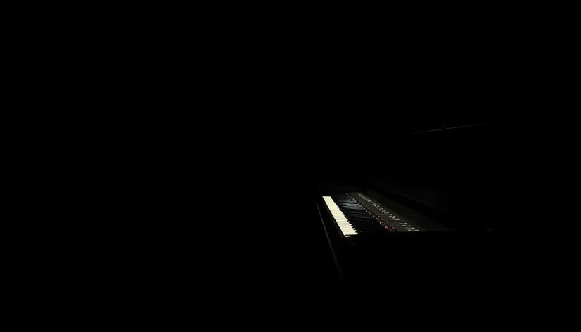 in the dark piano