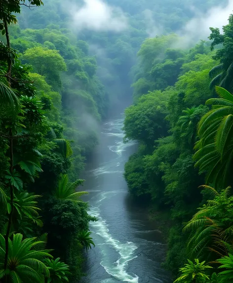 amazon river overhead