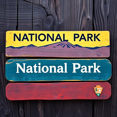 national park signs