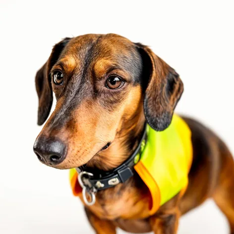 short-legged dachshund with a