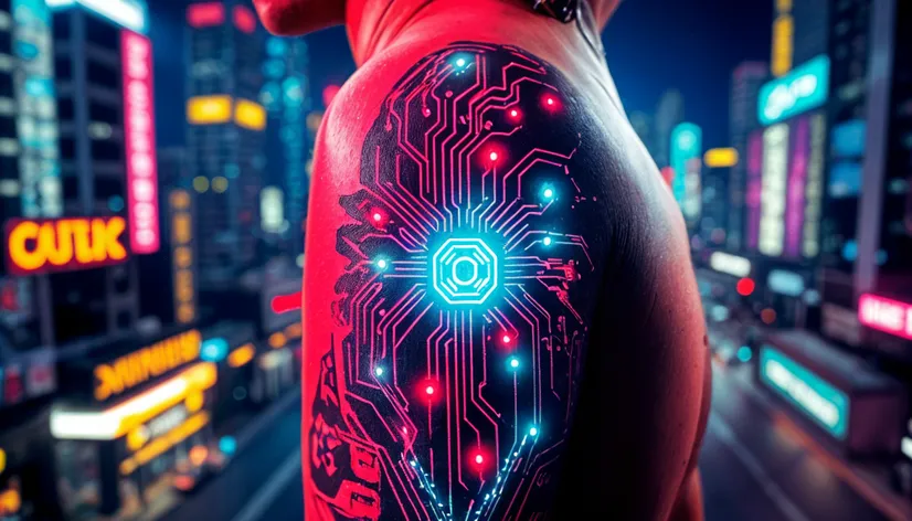 cybernetic tattoo