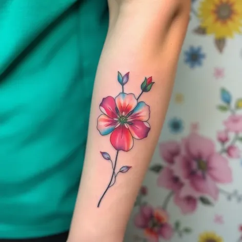 tattoo arm flower