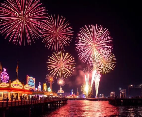 coney island fireworks