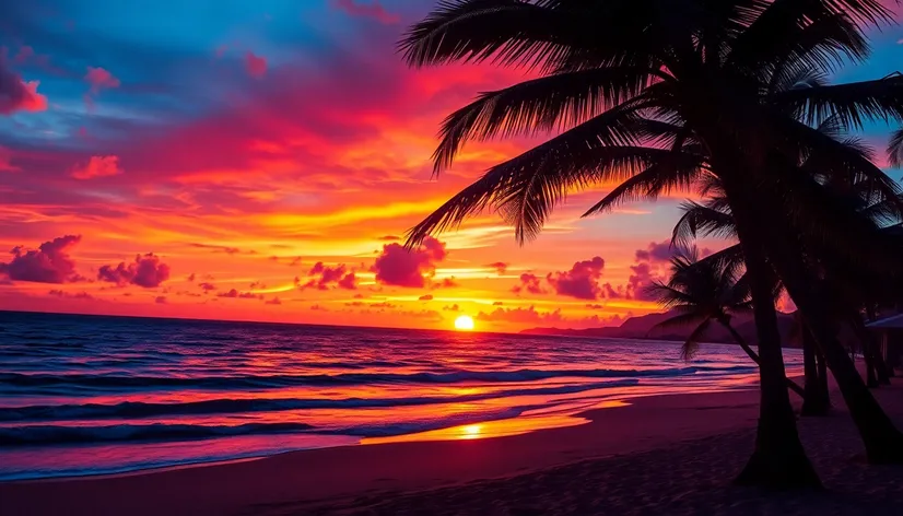 sunset of hawaii