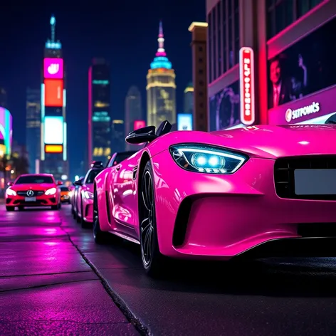 pink mercedes