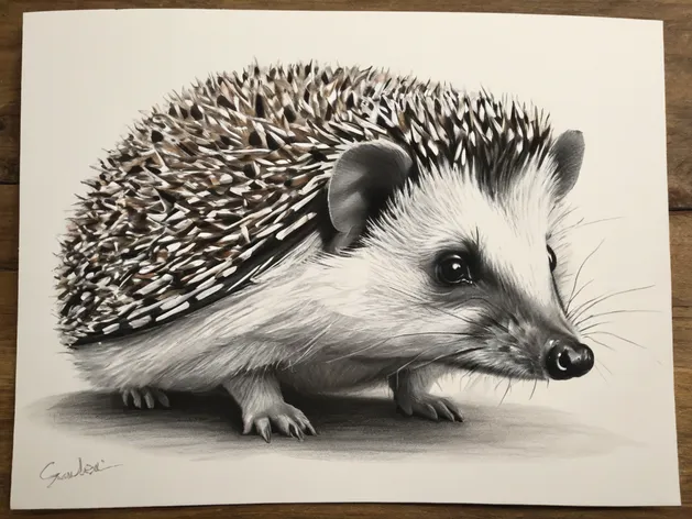 hedgehog drawing