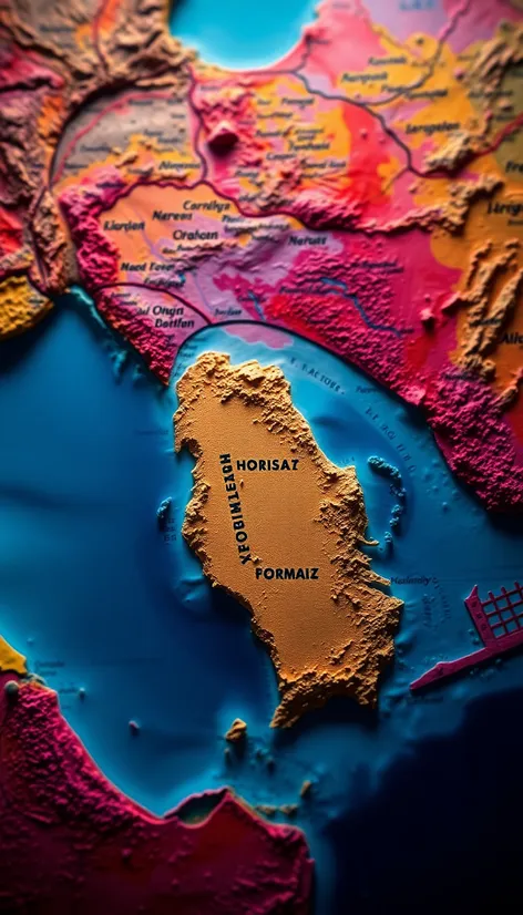 hormuz on a map