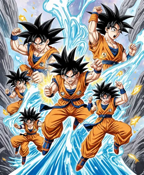 goku manga panels