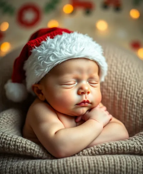 santa newborn hat