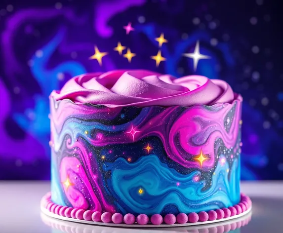 galaxy cake