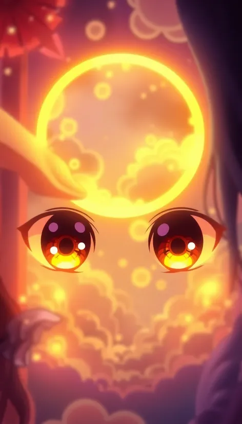 golden anime eyes