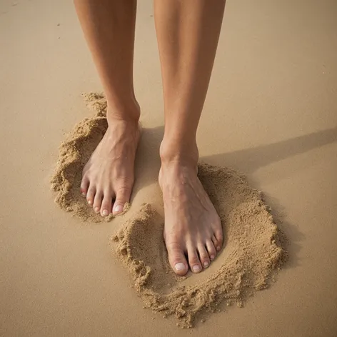 Sandy feet