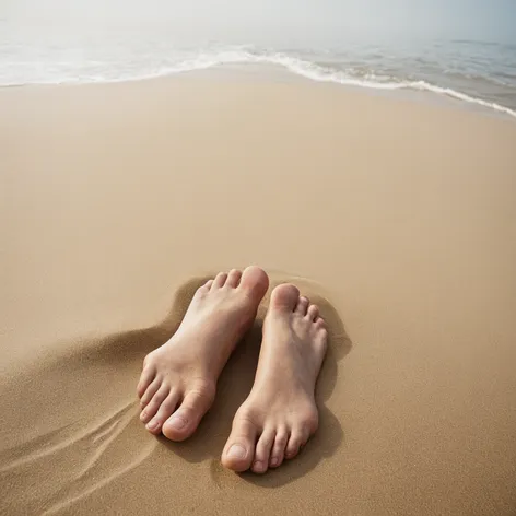 Sandy feet