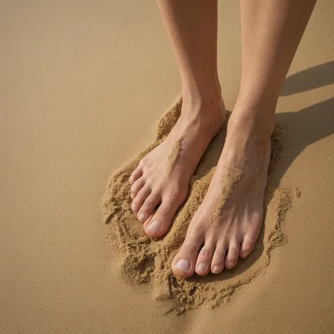 Sandy feet