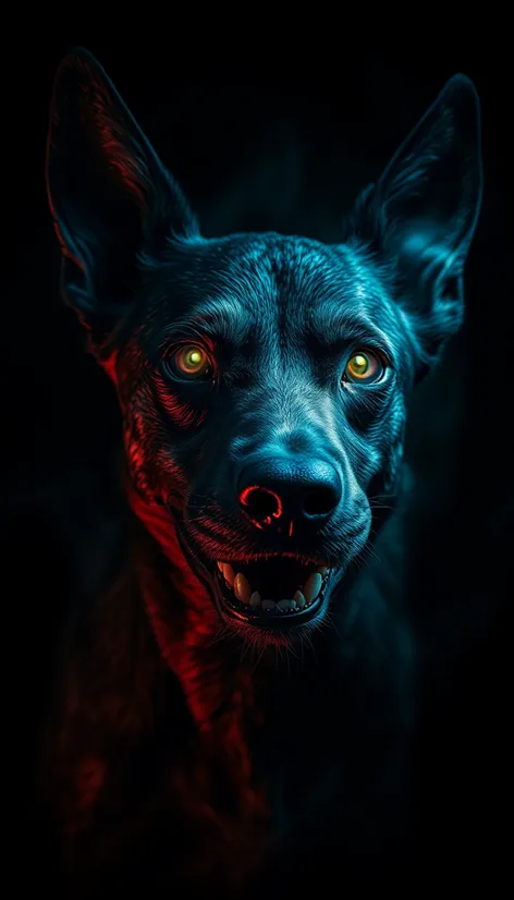 creepy dog