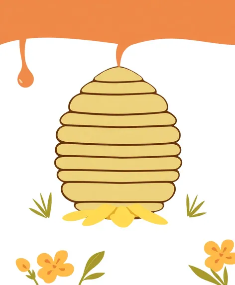 beehive drawing easy