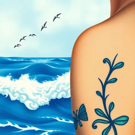 ocean tattoo