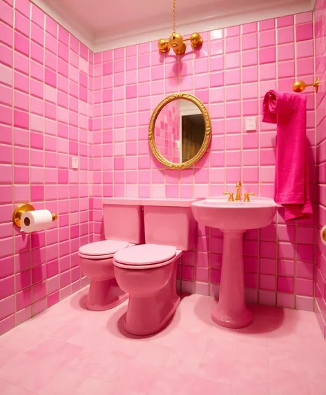 pink toilet rolls