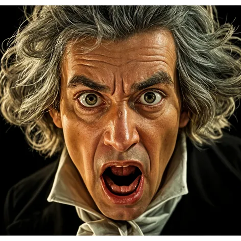 beethoven shocked face