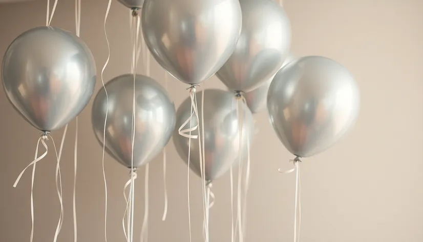 silver balloons