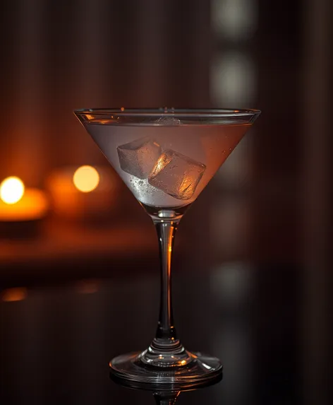 martini and ice background