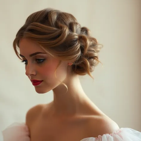 vintage ballerina hairstyle