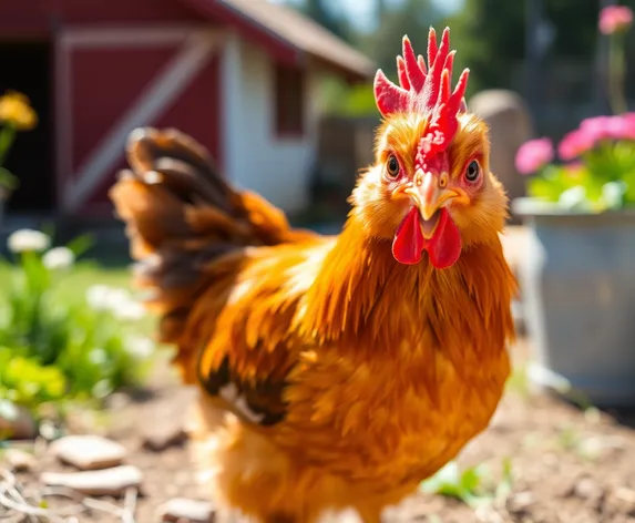 happy chicken