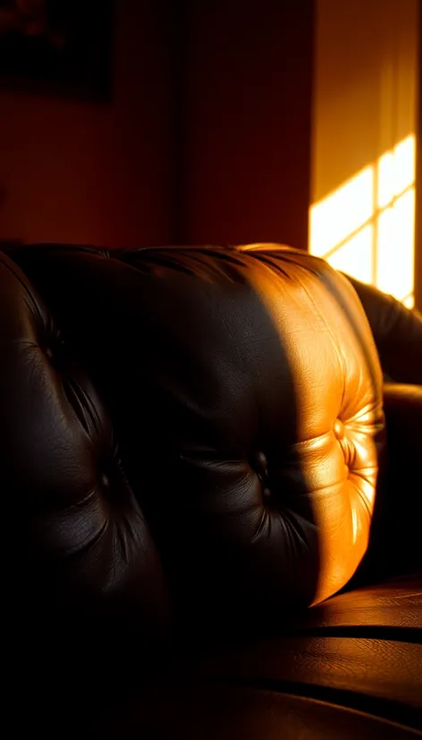 leather couch brown