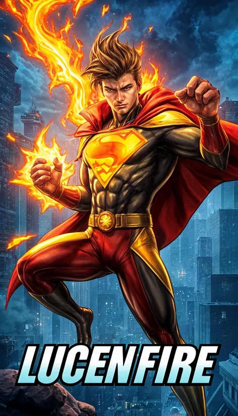 lucidfire name superhero