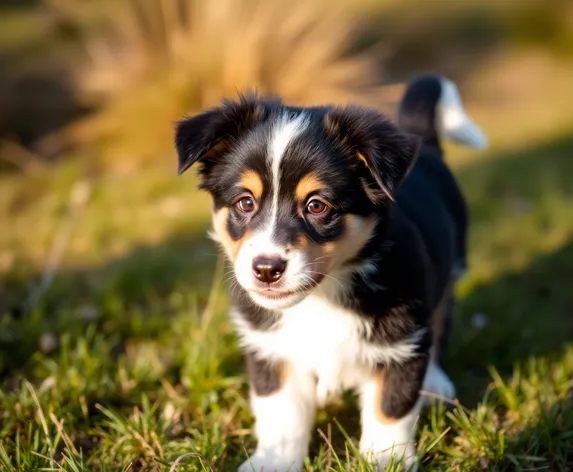 mini australian shepherd puppy