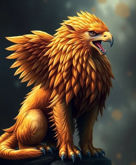 mythical eagle lion hybrid