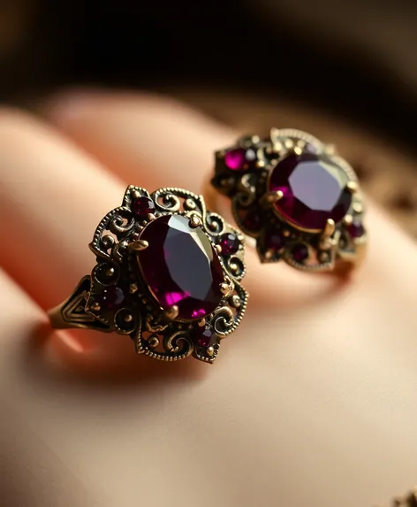 vintage ruby rings