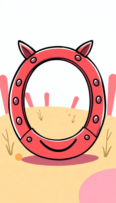 horseshoe cartoon