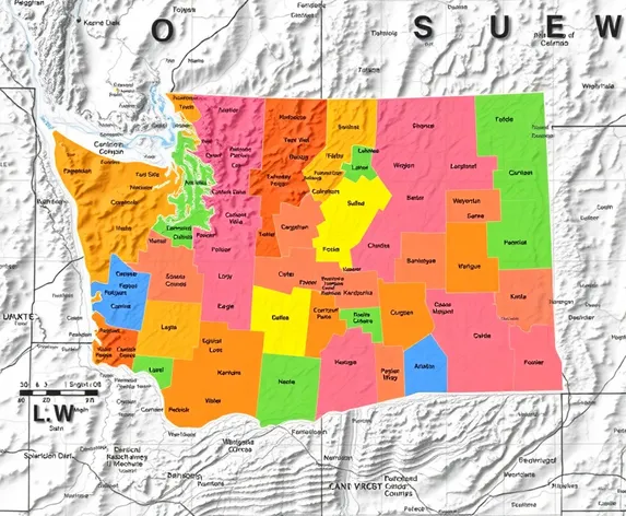 washington counties map