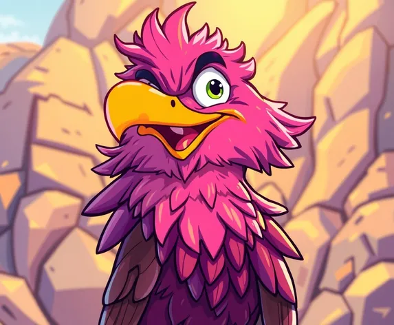 cartoon eagle drawing