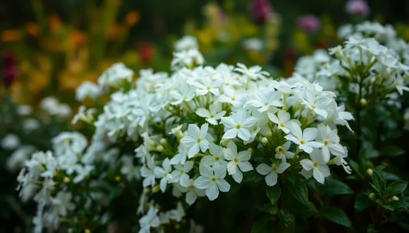 white flower bush