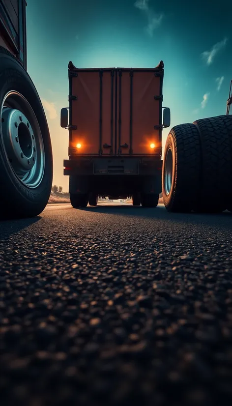 oncoming truck pov on