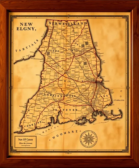 map of new england