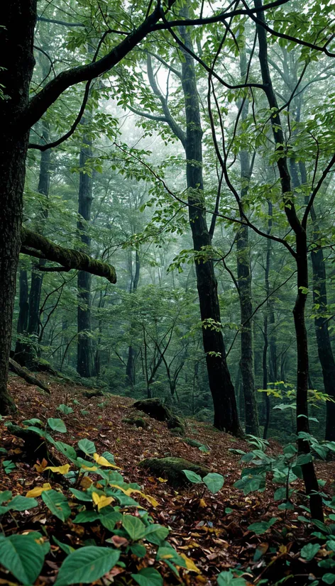 green leaves