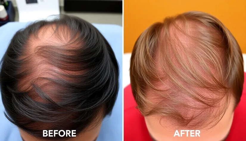 hair transplantation before after